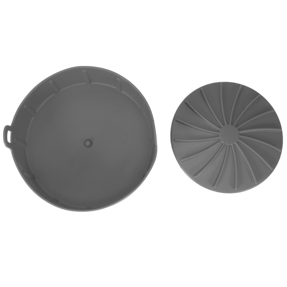 Air Fryer Silicone Pot Liner - หม้อซิลิโคนสำหรับหม้อทอดไร้น้ำมัน เกรดอาหาร ทนความร้อน ไม่ติดกระทะ ปลอดภัยสำหรับเครื่องล้างจาน ใช้ได้กับหม้ออบทุกประเภท