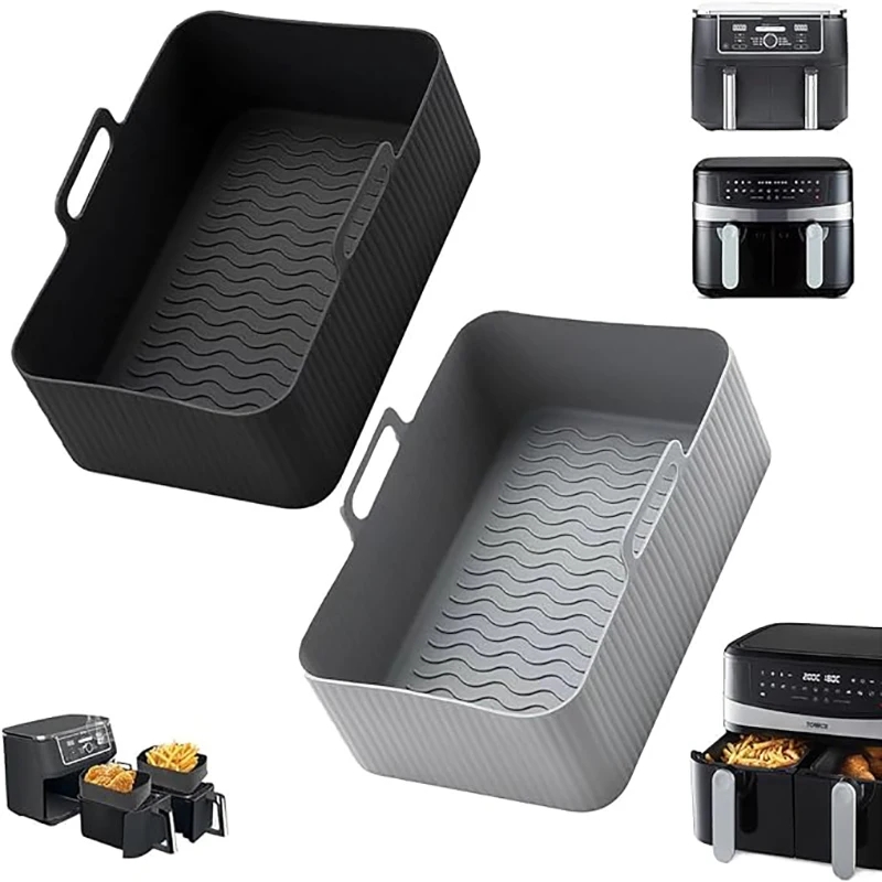 หม้อซิลิโคนรองหม้อหม้อทอด Air  - Air Fryer Silicone Pot Liner บทวิจารณ์และราคา