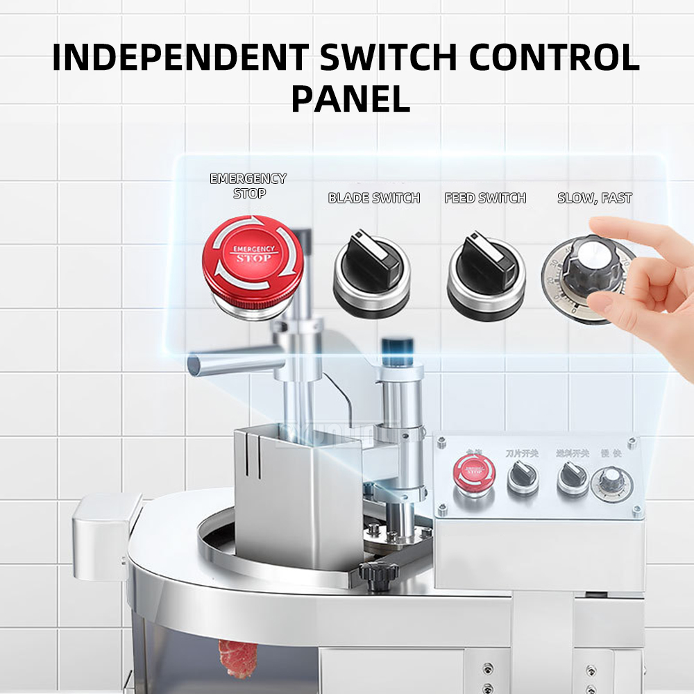 เครื่องหั่นเนื้อสด RC-QR-250T  - Automatic Meat Slicer Home บทวิจารณ์และราคา
