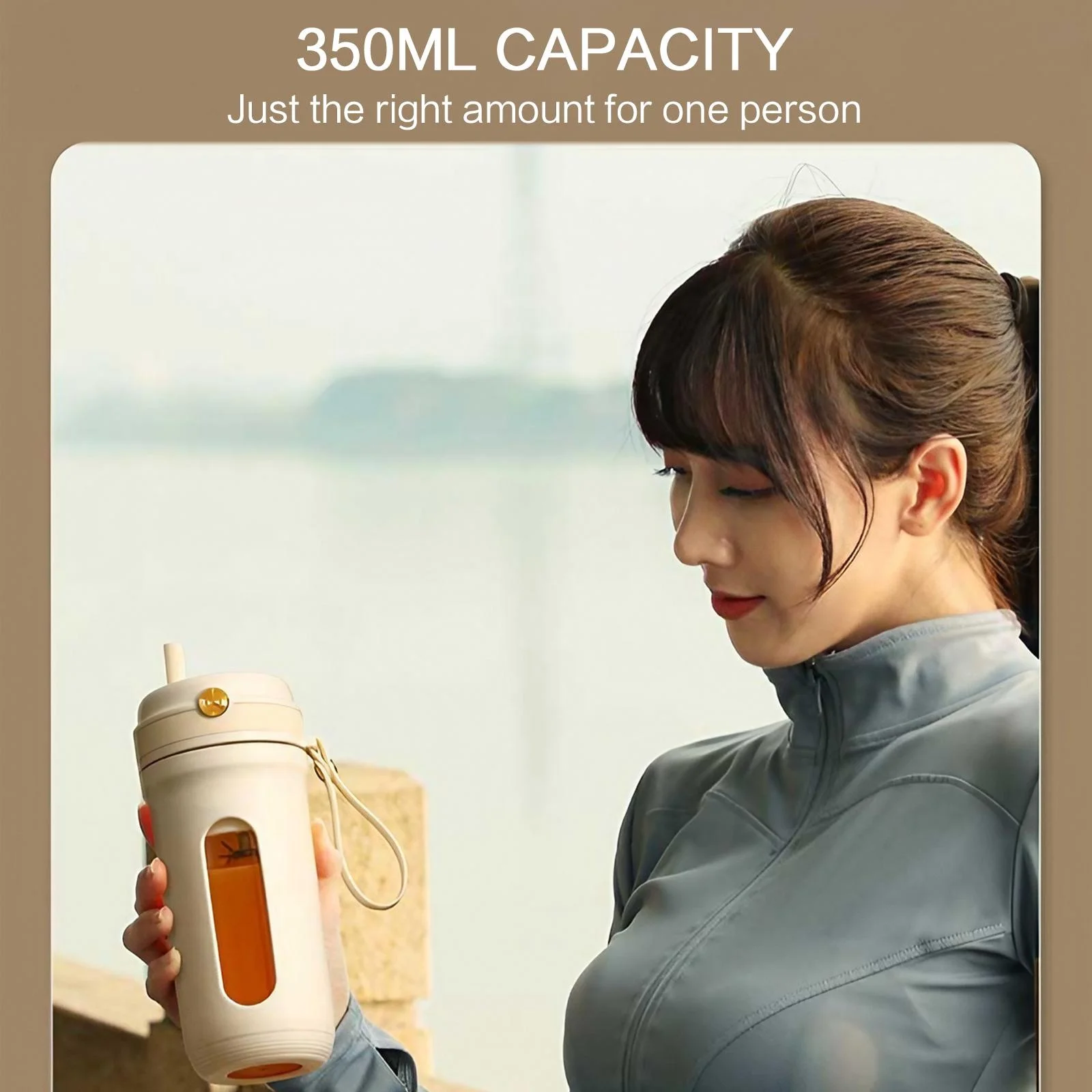 แก้วปั่นน้ำผลไม้ไฟฟ้าแบบชาร์จ  - Portable Blender Usb Rechargeable บทวิจารณ์และราคา