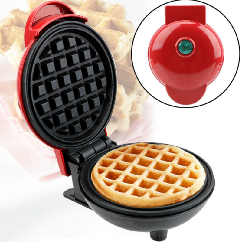เครื่องทำวาฟเฟิลไฟฟ้าแบบพกพาขน - Mini Waffle Maker Machine บทวิจารณ์และราคา