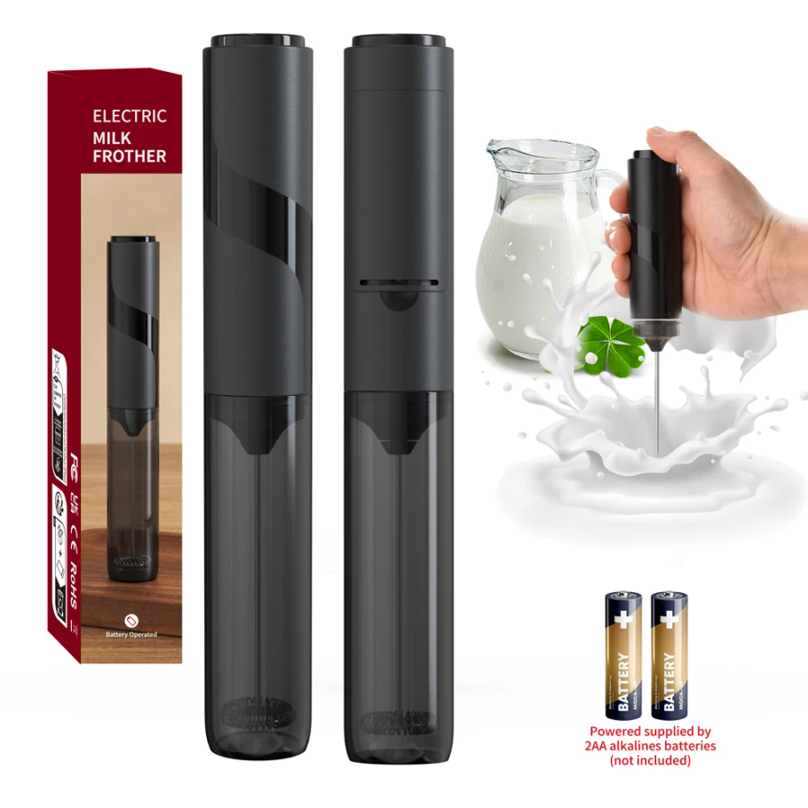 เครื่องตีฟองนมไฟฟ้าสแตนเลสแบบม - Electric Milk Frother Handheld บทวิจารณ์และราคา