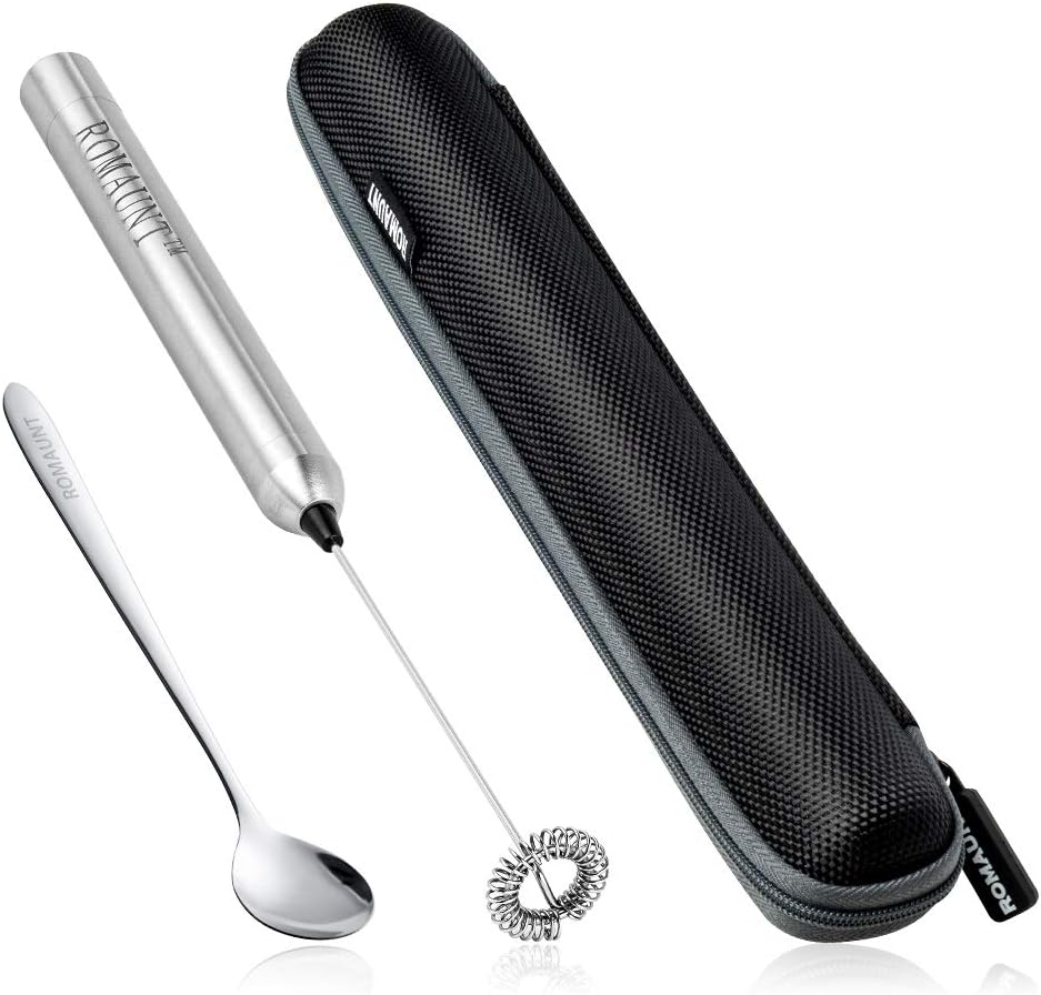 เครื่องตีฟองนมแบบมือถือ ใช้แบต - Electric Milk Frother Handheld บทวิจารณ์และราคา