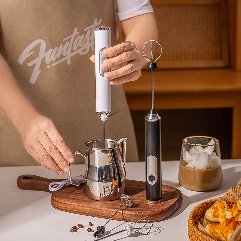 นมไฟฟ้า Foamer เครื่องปั่นไร้ส - Immersion Hand Blender Set บทวิจารณ์และราคา
