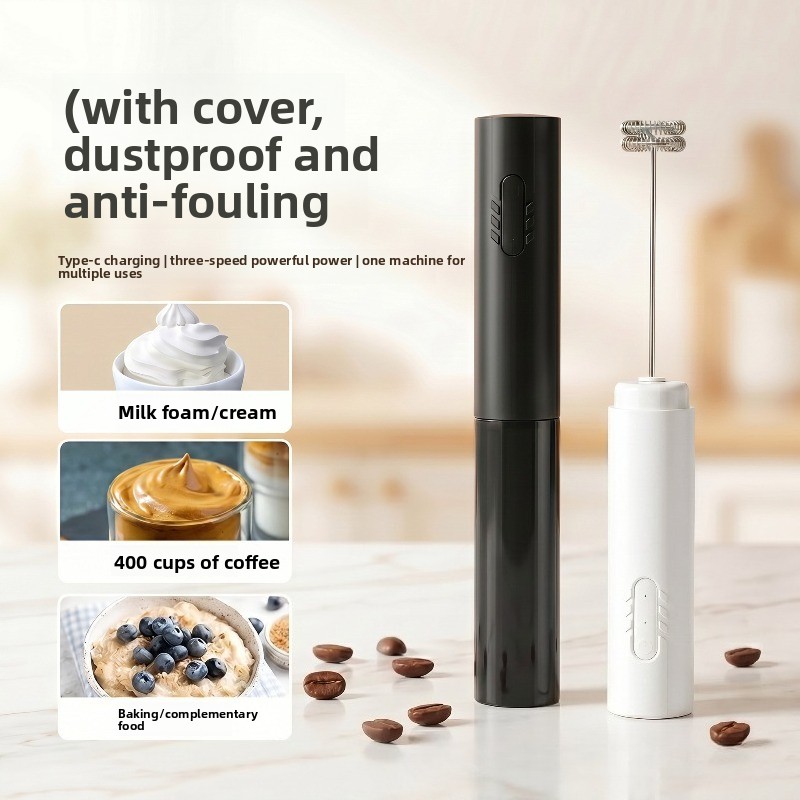 เครื่องตีฟองนมแบบมือถือสำหรับท - Electric Milk Frother Handheld บทวิจารณ์และราคา