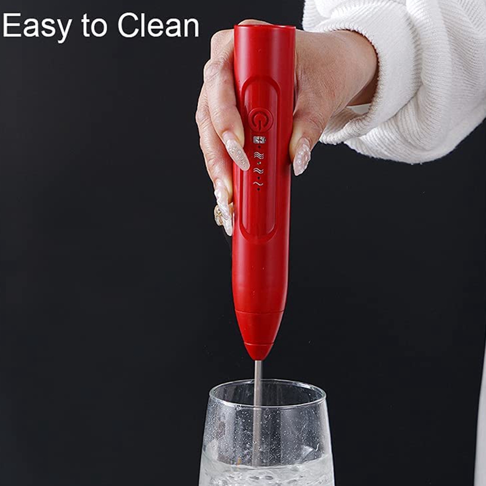 ABRE-เครื่องตีฟองนมไฟฟ้า,เครื่ - Electric Milk Frother Handheld บทวิจารณ์และราคา