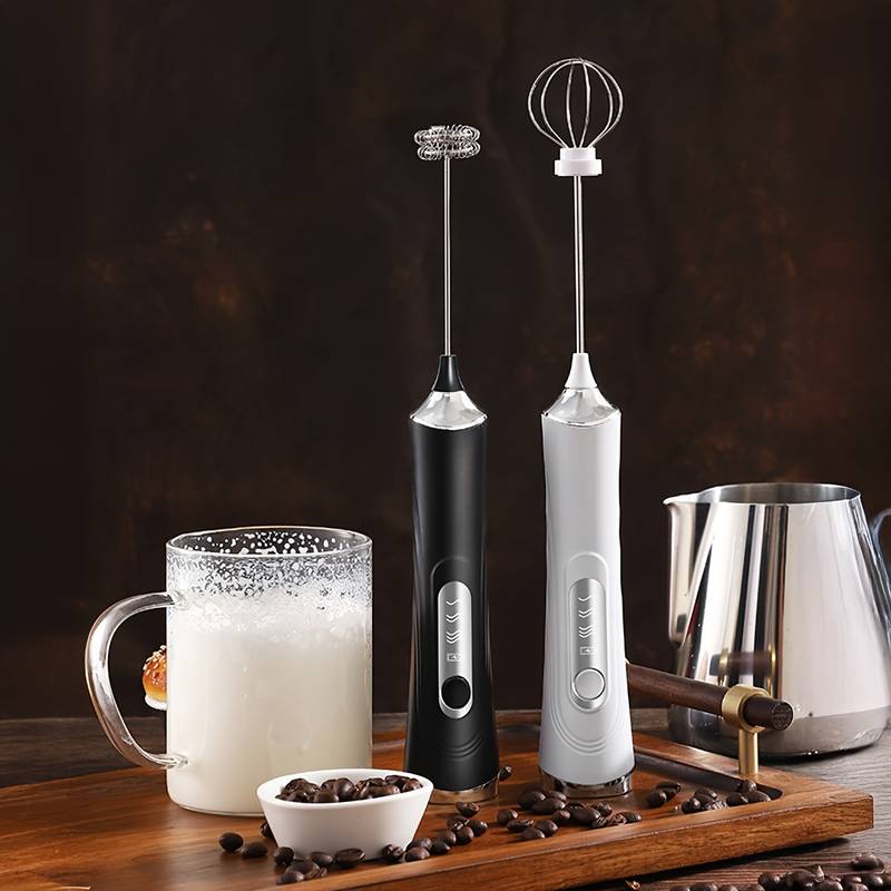 เครื่องตีฟองนมไฟฟ้าไร้สายและเค - Electric Milk Frother Handheld บทวิจารณ์และราคา