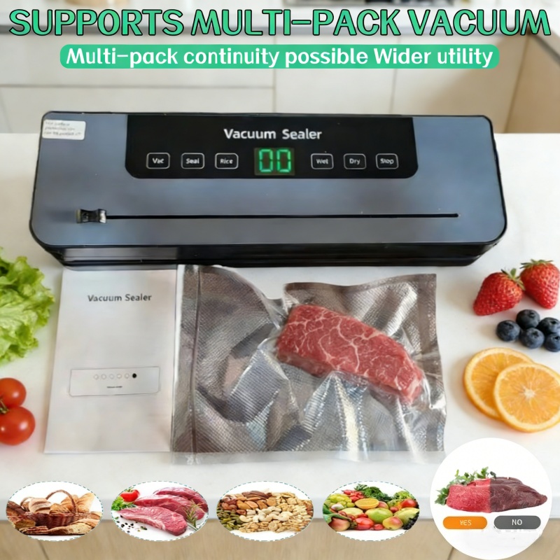 เครื่องซีลสูญญากาศไฟฟ้าอัตโนมั - Food Vacuum Sealer Machine บทวิจารณ์และราคา