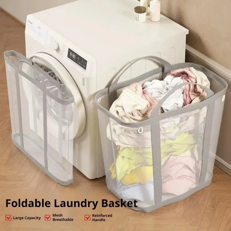 ตะกร้าซักผ้าตาข่ายไนลอนพร้อมหู - Laundry บทวิจารณ์และราคา